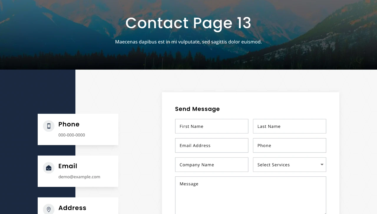 Contact Page 13